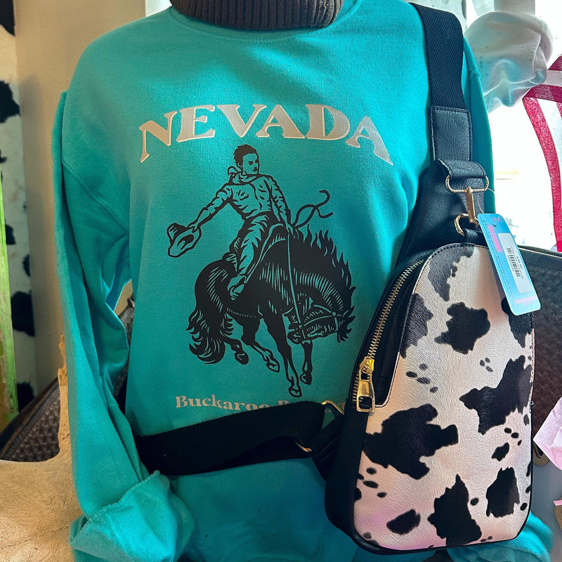 Nevada Cowboy Crew Sweater