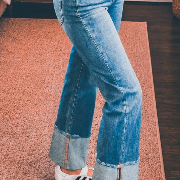 Risen Crop Wide Leg