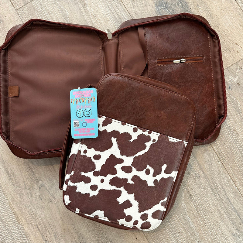 Cow Print Bible Cover