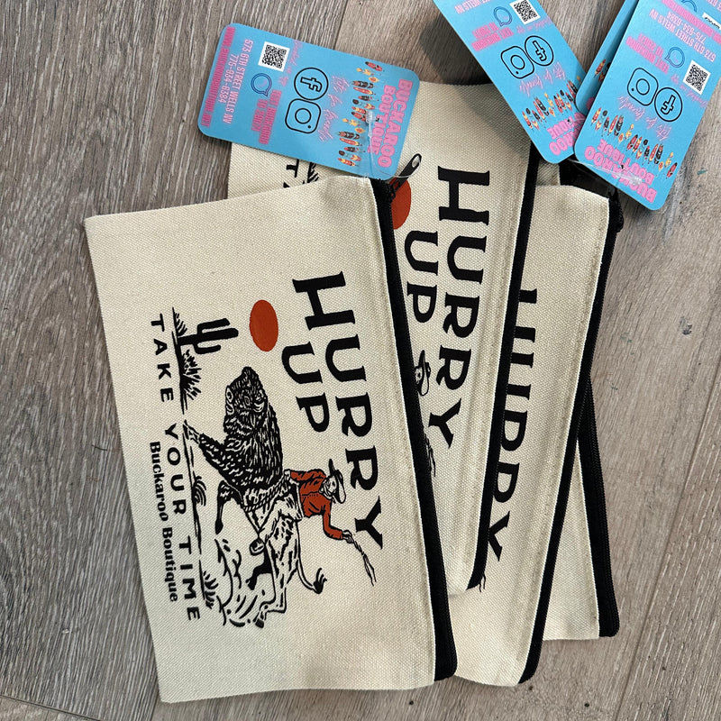 Hurry Up Make up Bag