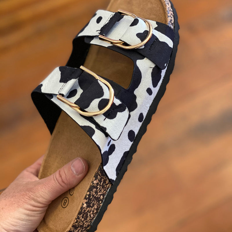 Cowhide Sandals