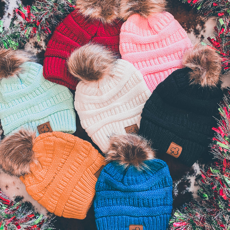 Kids Fur Beanie