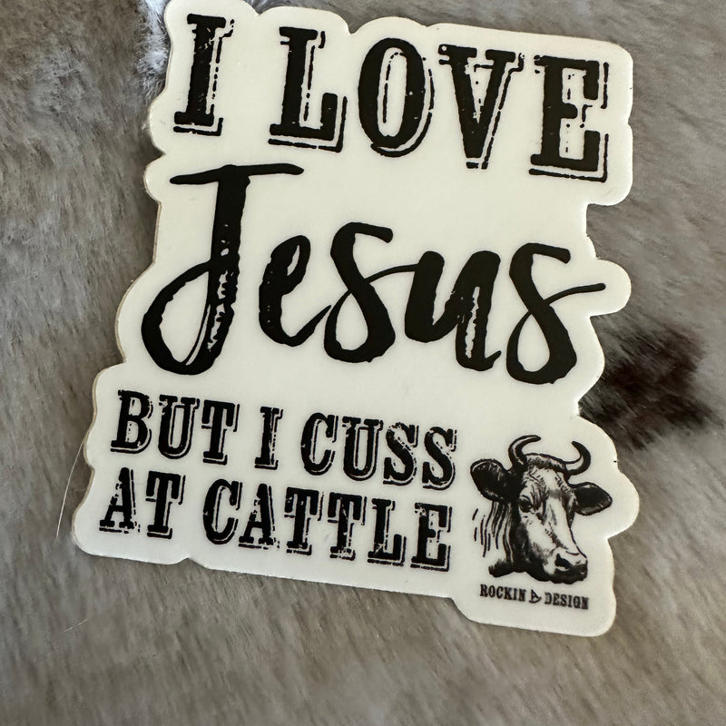 Edgy Cowgirl Stickers