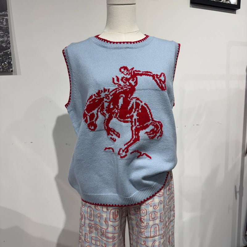 Hats off to the Cowboy Sweater Vest