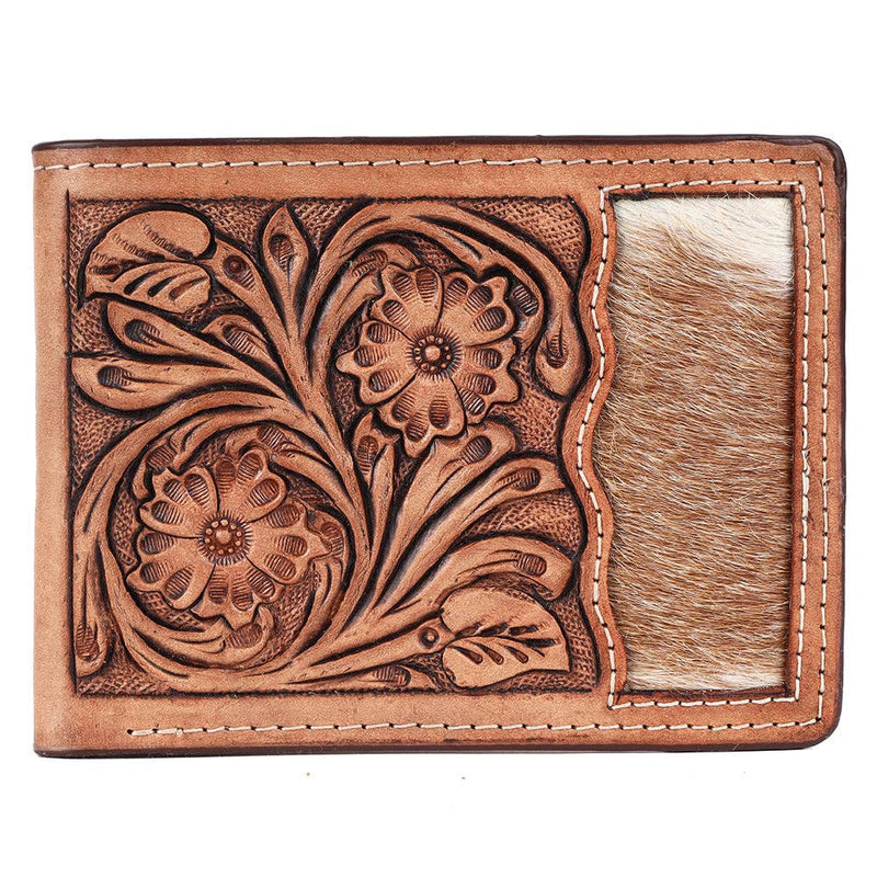 Western Leather Fold Wallet