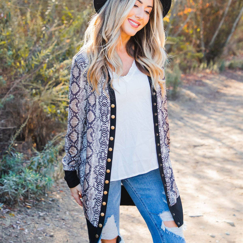 Snow Leopard Cardigan