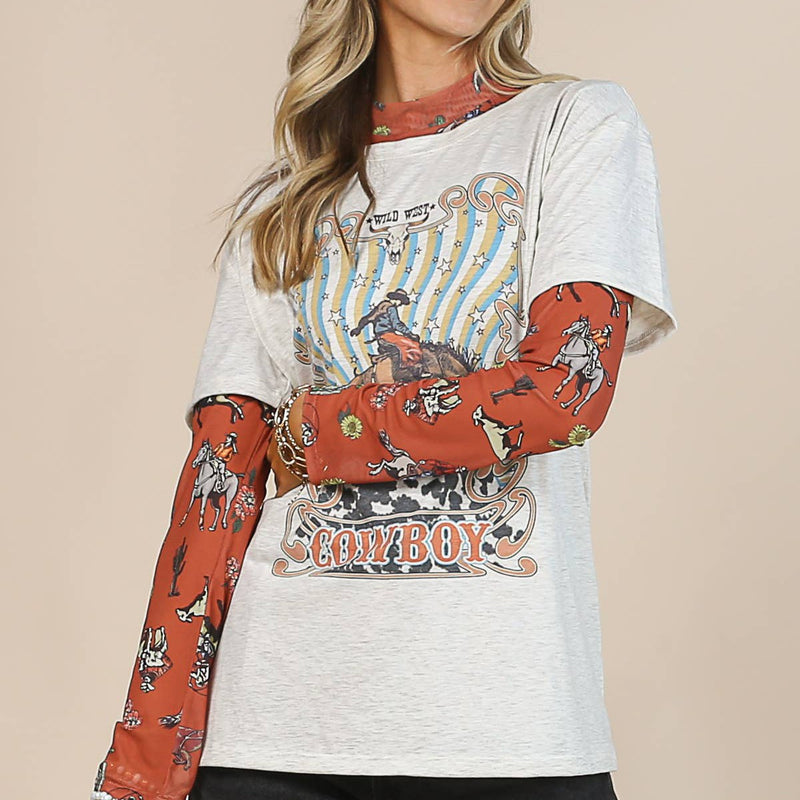 Dixie Mesh Top