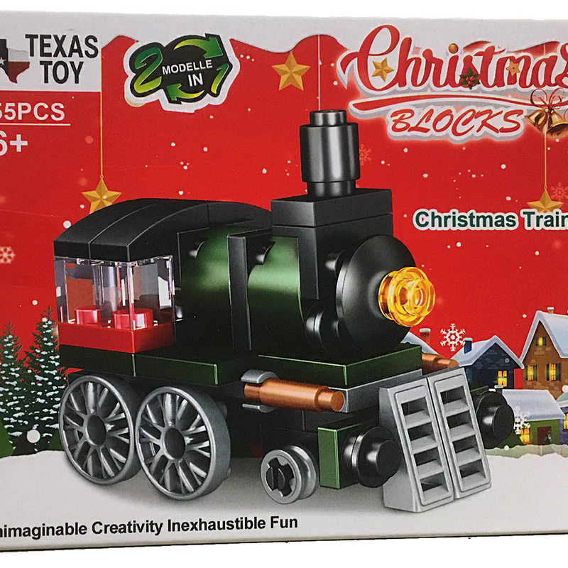 Christmas Blocks Display Set, Stocking Stuffer Brick Kits