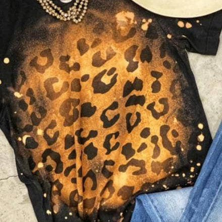 Black Cheetah Tee