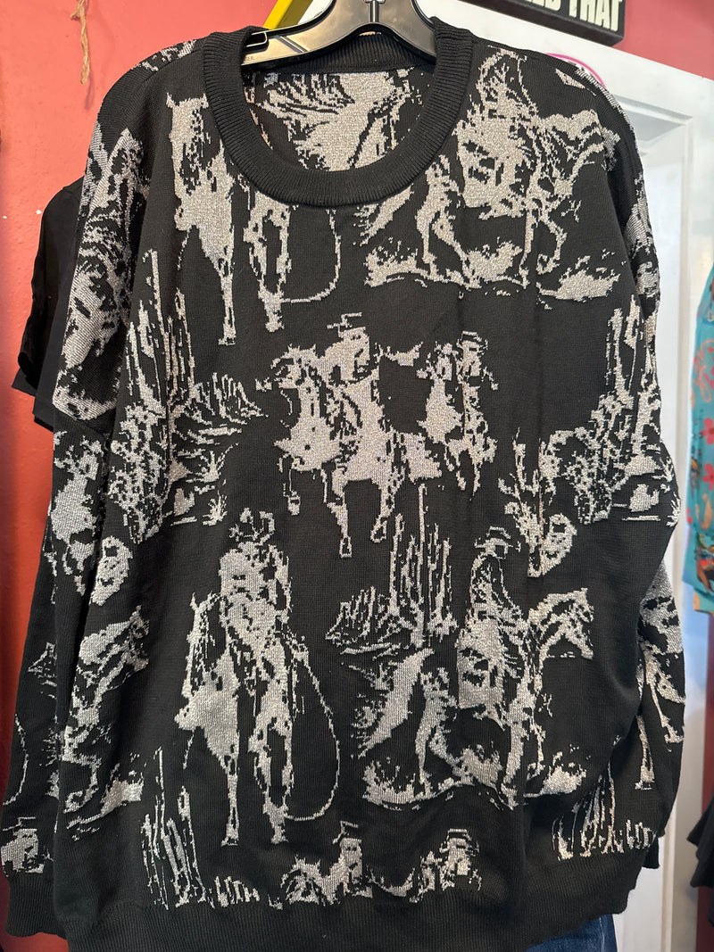 Pretty Western Sweater