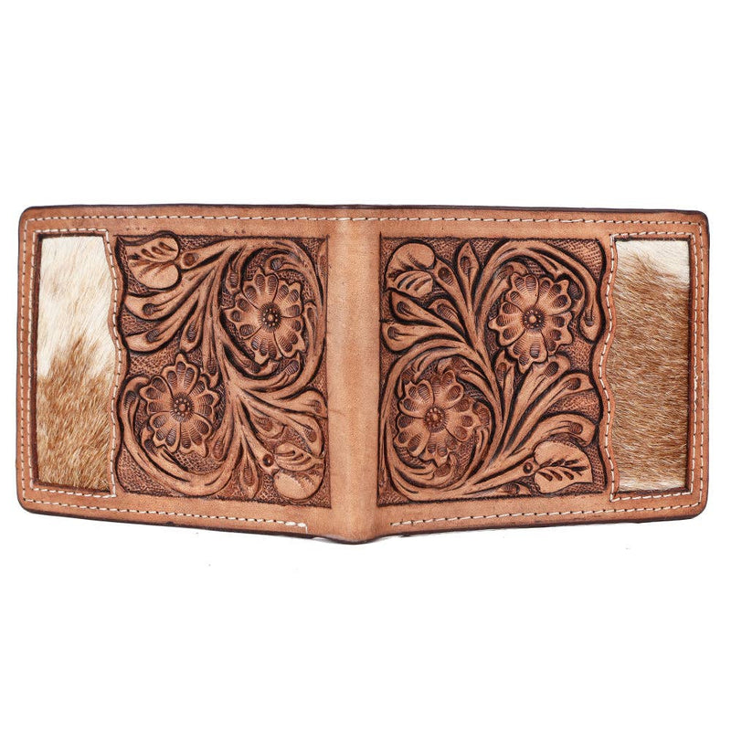 Western Leather Fold Wallet