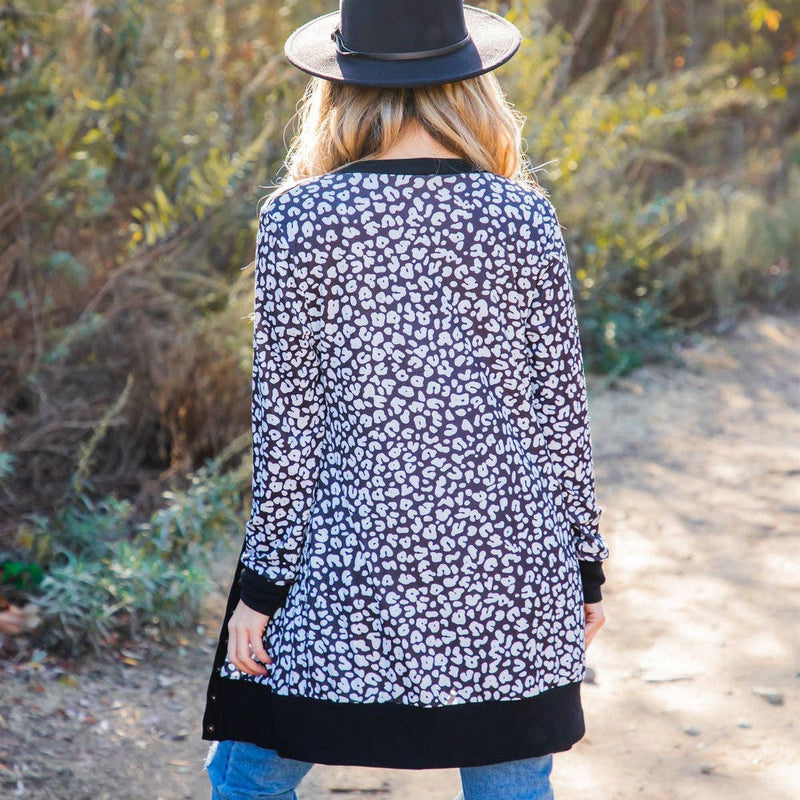 Snow Leopard Cardigan