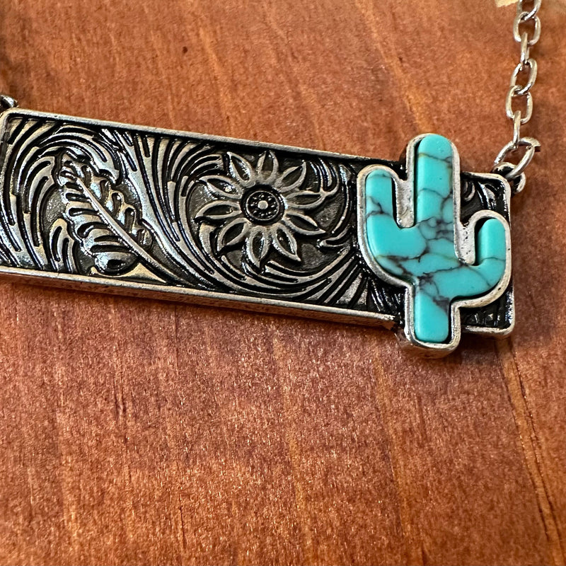 Cactus Bar Necklace
