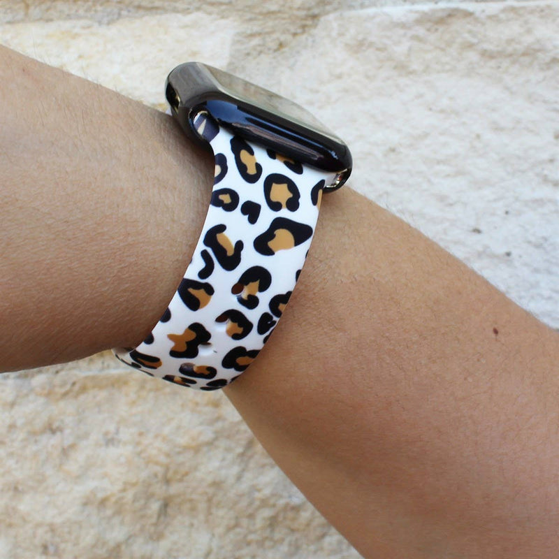 Animal Print Silicone Watch Bands