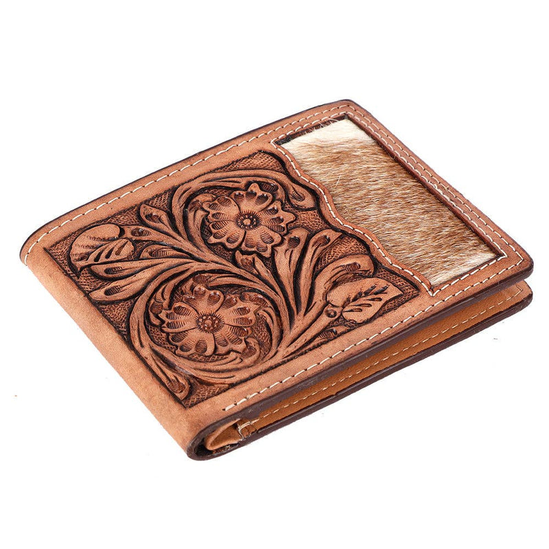 Western Leather Fold Wallet