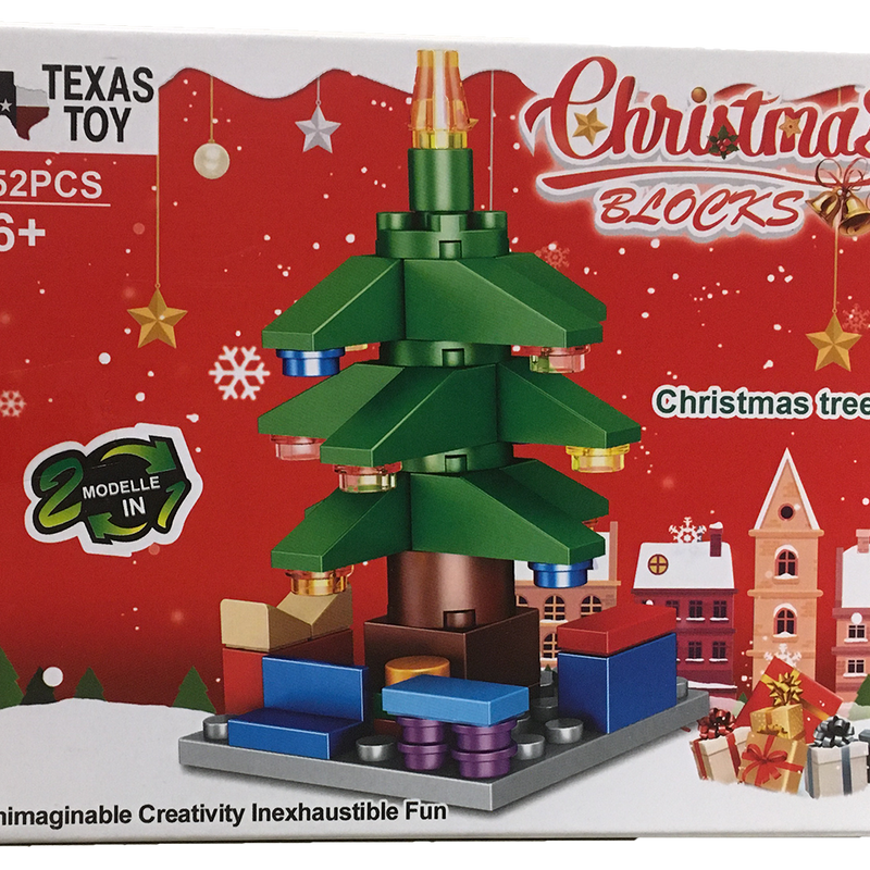 Christmas Blocks Display Set, Stocking Stuffer Brick Kits