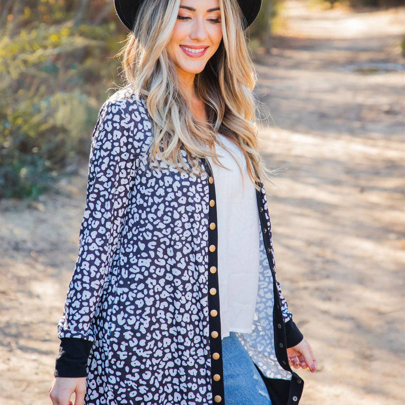 Snow Leopard Cardigan
