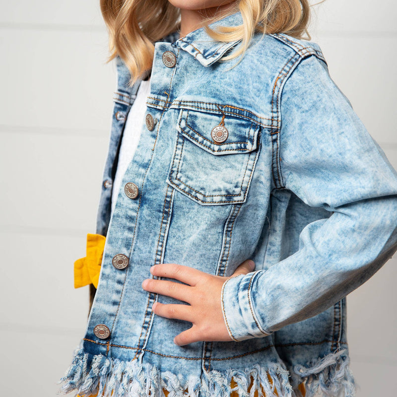 Kids Faded Denim Jacket