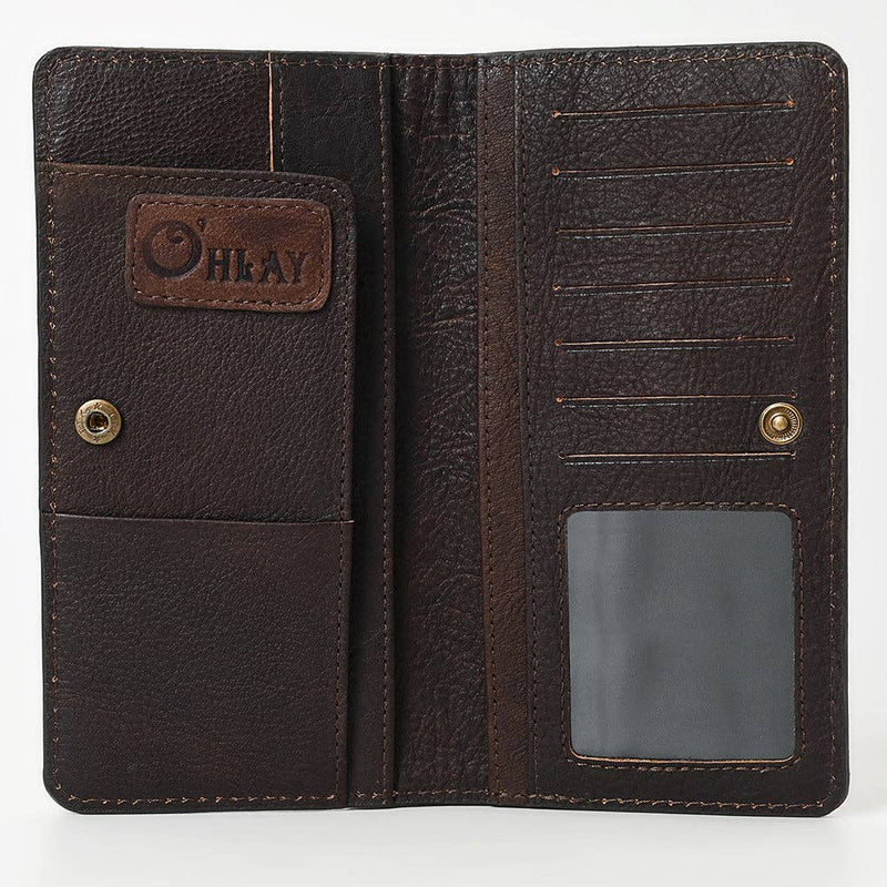 Tall Leather Wallet