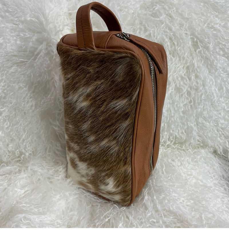 Cowhide Toiletry Bag