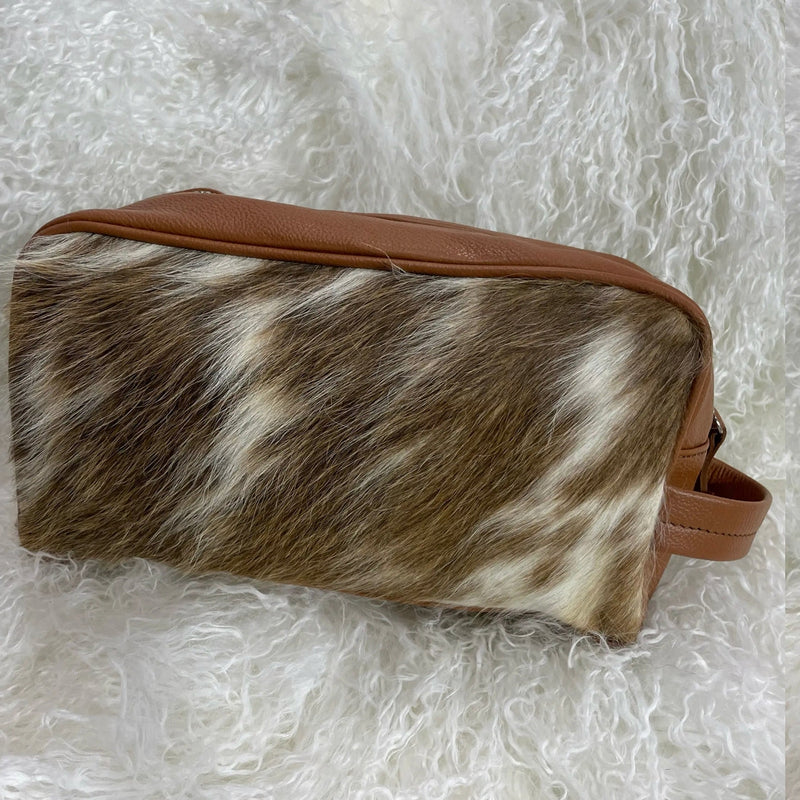 Cowhide Toiletry Bag