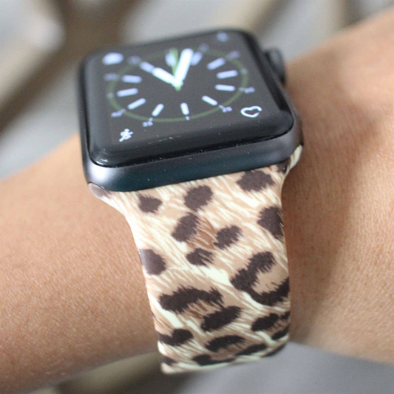 Animal Print Silicone Watch Bands