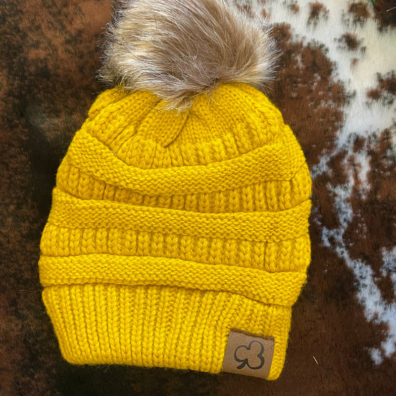 Kids Fur Beanie