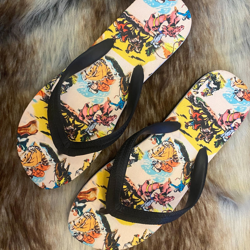 Western Flip Flops