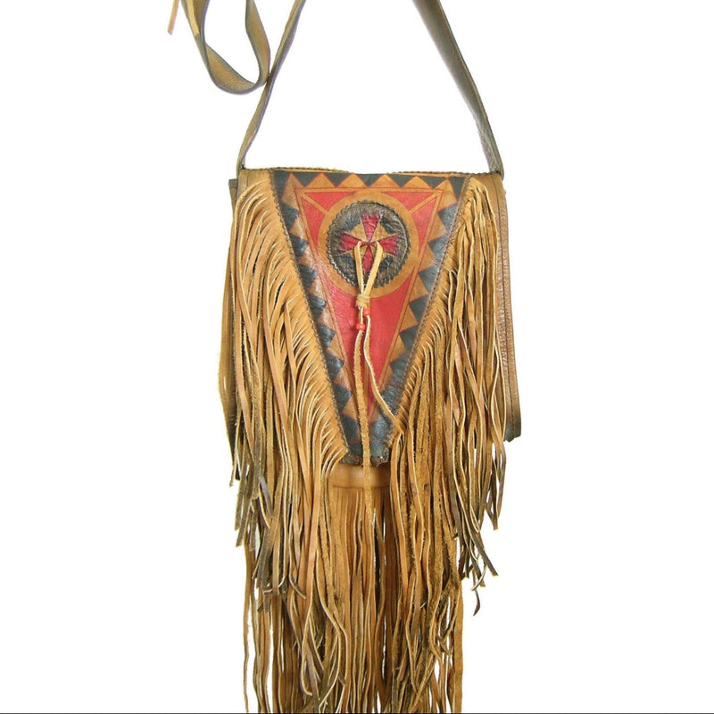 Painted Boho Bag