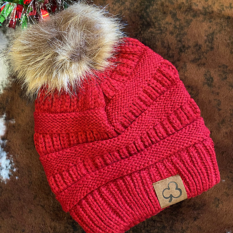 Kids Fur Beanie